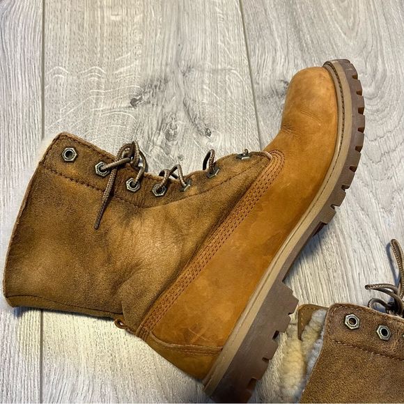 Timberland WOMEN'S JAYNE WATERPROOF FLEECE FOLD-DOWN BOOTS size 8 M - Picture 8 of 15